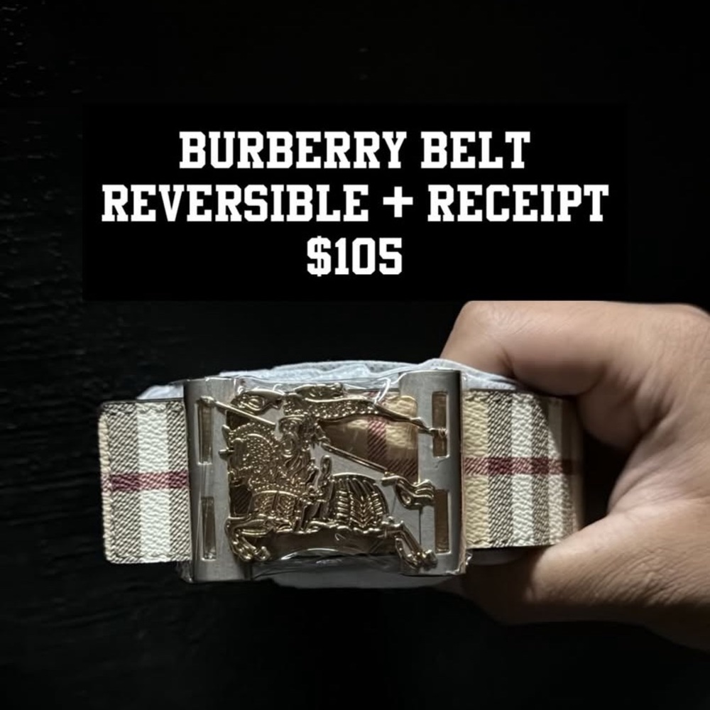 Men's Gold Buckle Belt